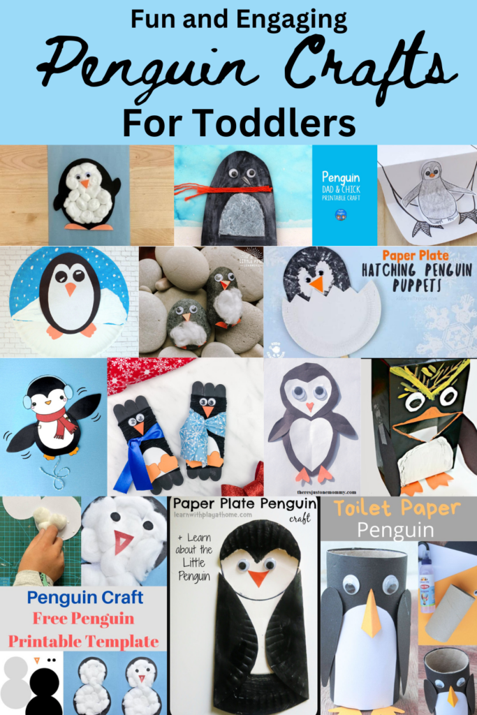 Penguin crafts for toddlers