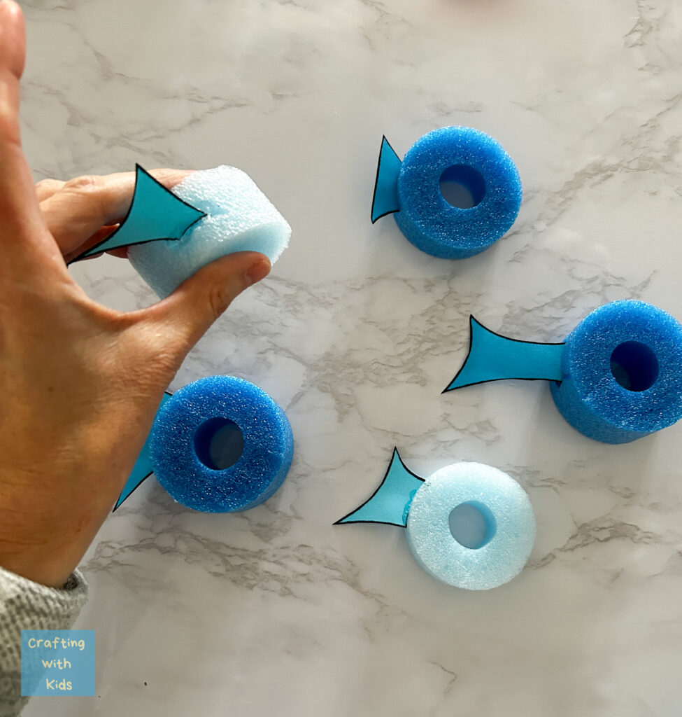 jonah and the whale craft with pool noodles