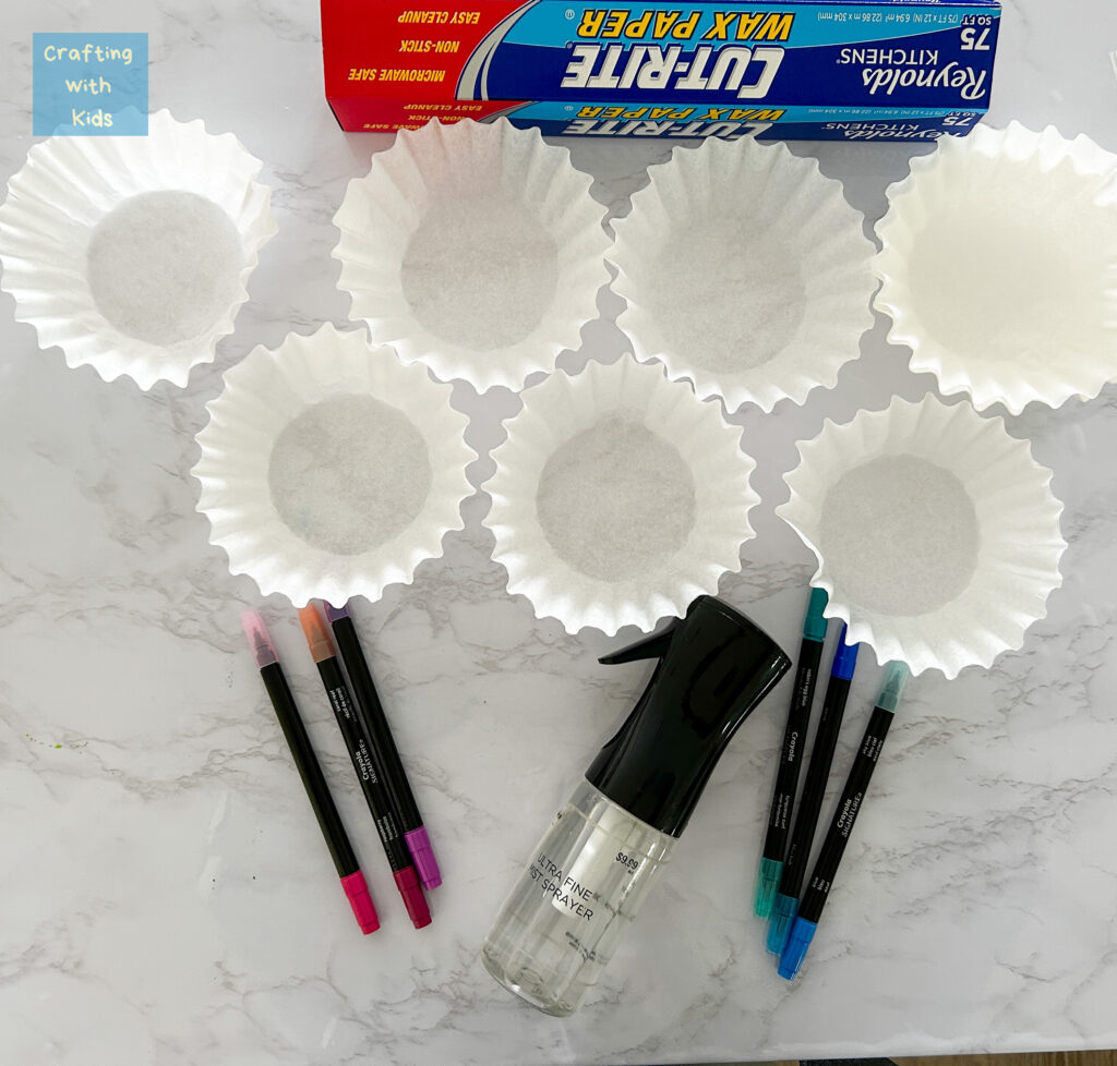 coffee filter flower supplies
