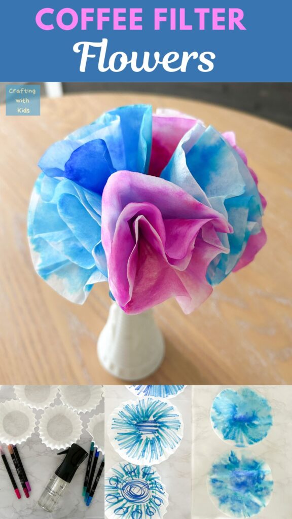 coffee filter flowers