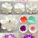 paper plate flowers