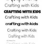 kid fonts