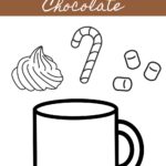 hot chocolate craft printable