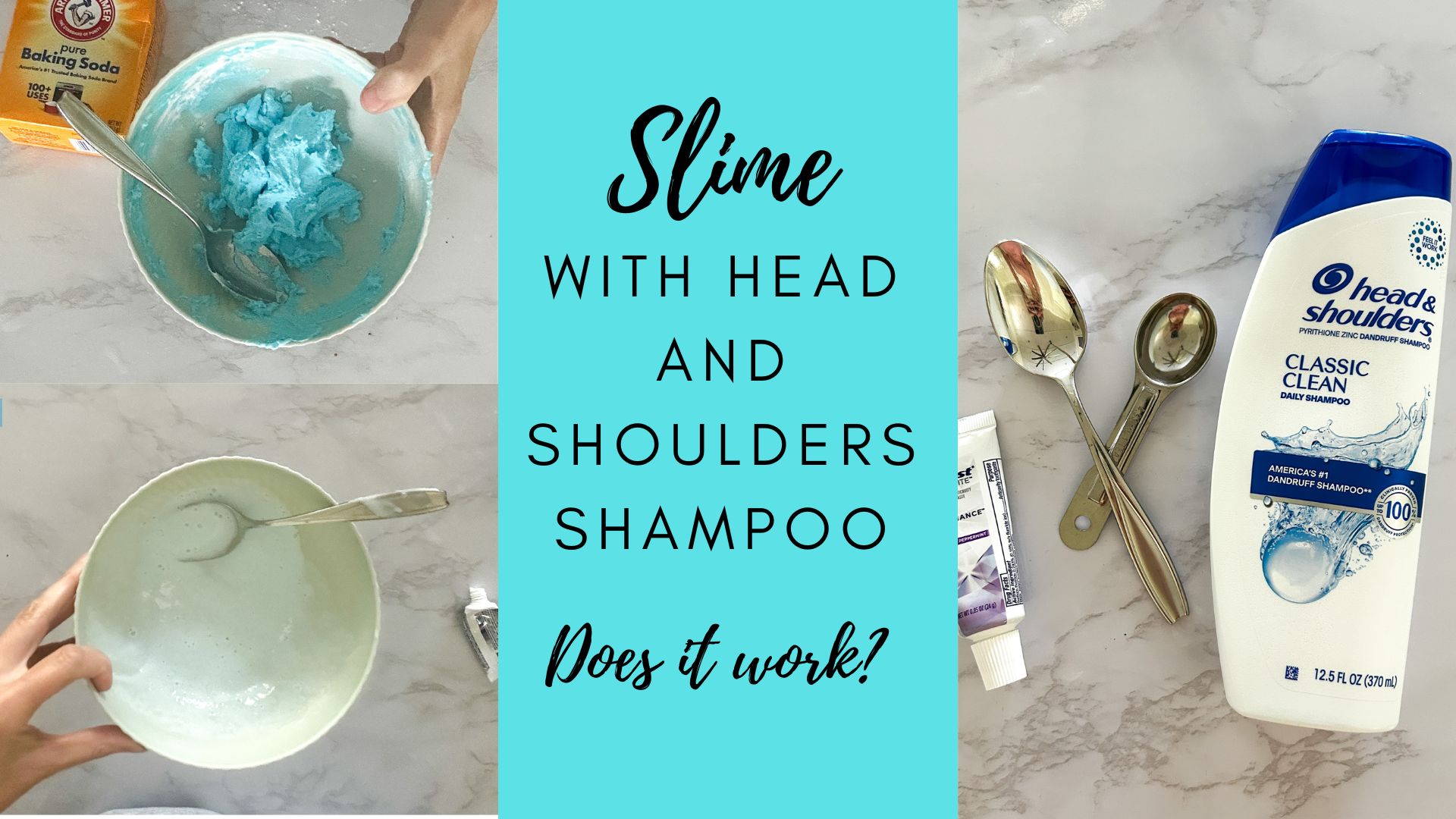can you make slime with Head and Shoulders shampoo?