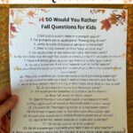 50 Would you Rather fall questions for kids