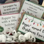 free printable Christmas popcorn tags