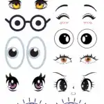 free printable eyes for crafts