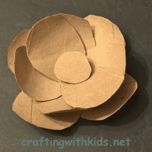 toilet paper roll 3-D flowers