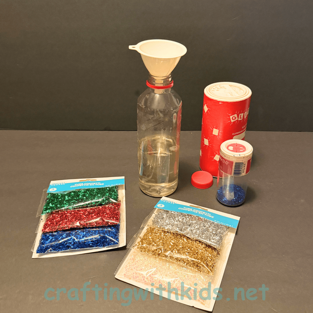 4th of july sensory jar materials