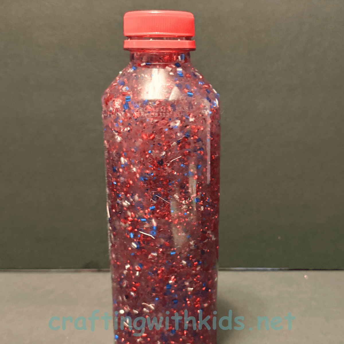 4th of july kids sensory jar