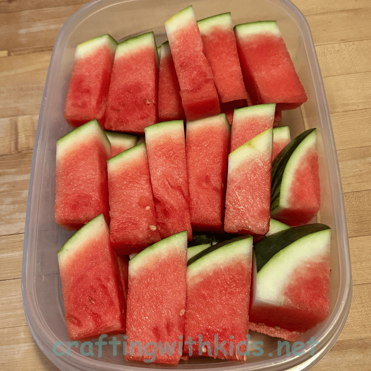Kid-friendly watermelon snack